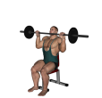 Shoulder Press - Seated Barbell Military